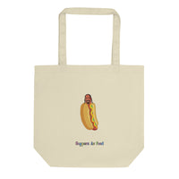 Rappers As Food Snoop Hot Dogg Eco Tote Bag
