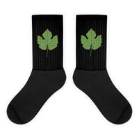 "Stay Hye" Grape Leaf Socks