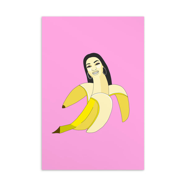 "Megan thee Banana" Postcard