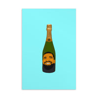 "Champagne Papi" Postcard